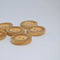 Button - Wood ‘Pie Crust’ – 25mm